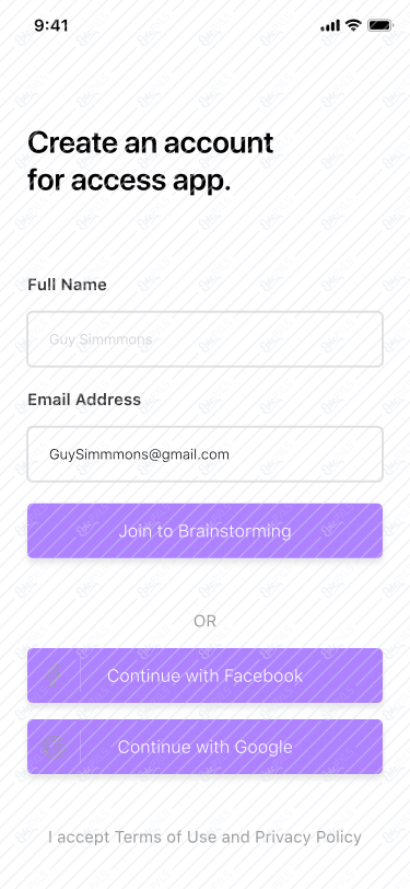 08 - Sign Up Screen