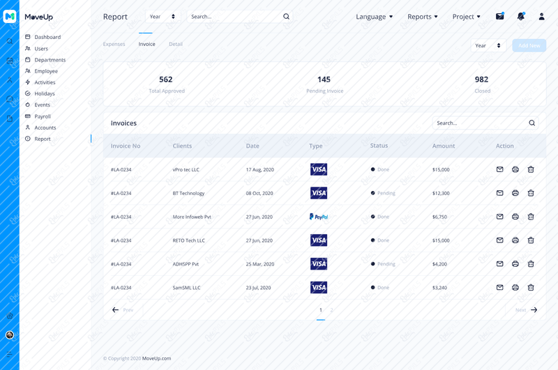 30. Report - Invoice