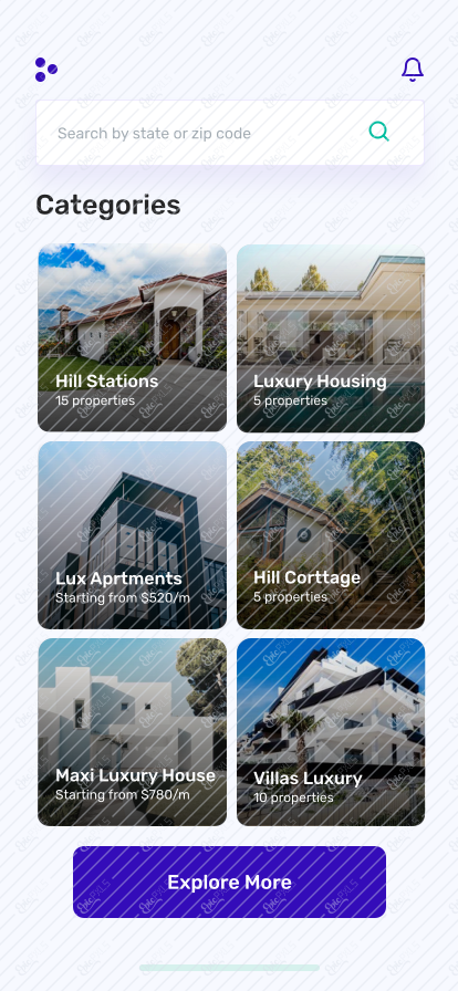 Categories Screen