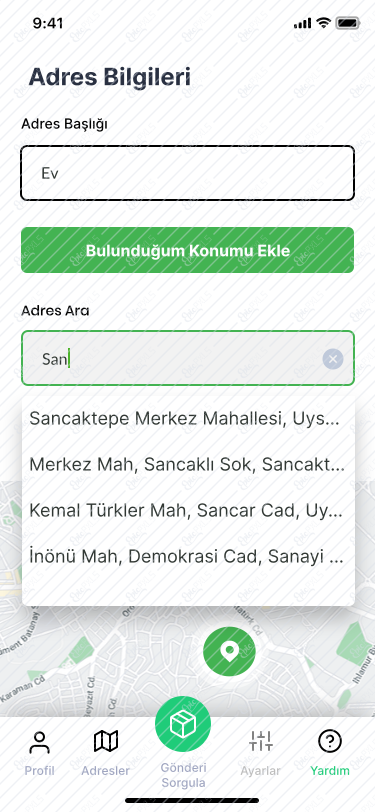 07-2 Adres Güncelleme