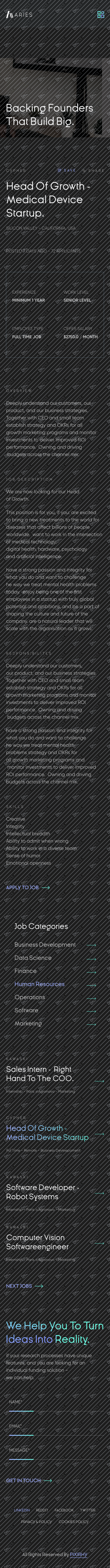 MOBILE JOB PAGE