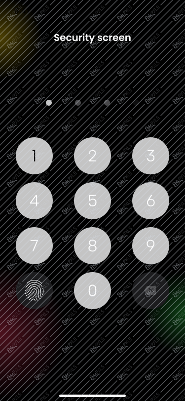 Dark / Security screen