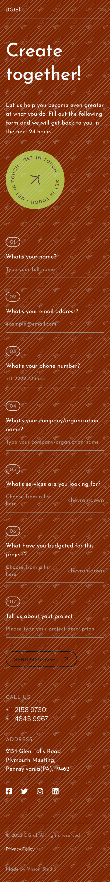 Contact Us (Mobile)