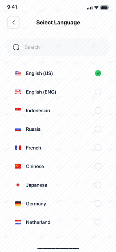 56. Select Language - Dark