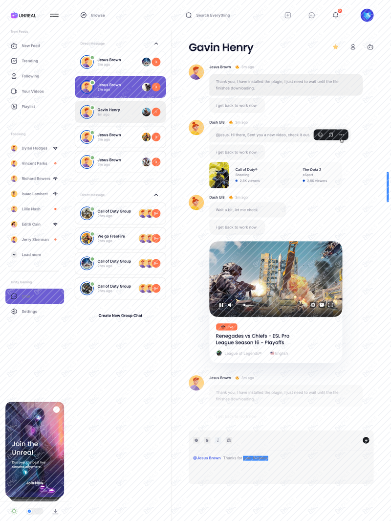 🎮 7 - Chat - Desktop
