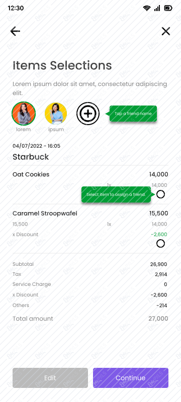 Loading - Invoice Item