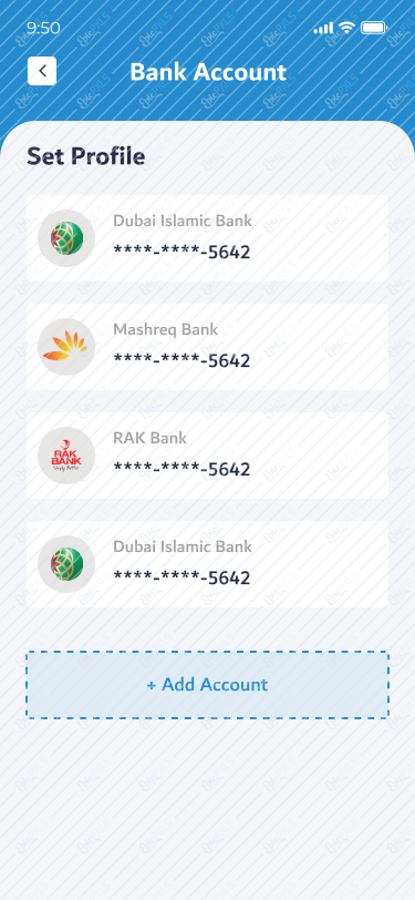 23. Bank Account