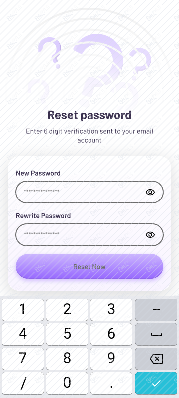 12_Reset Password Filled