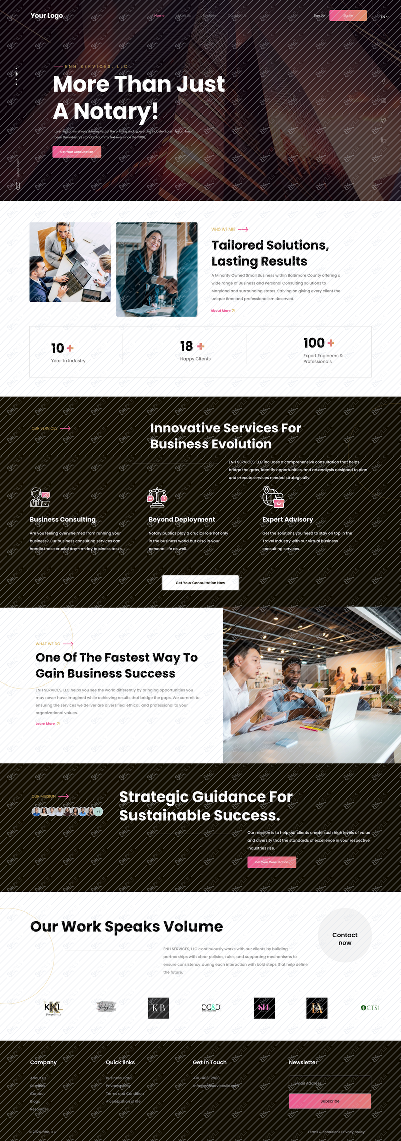 Home page