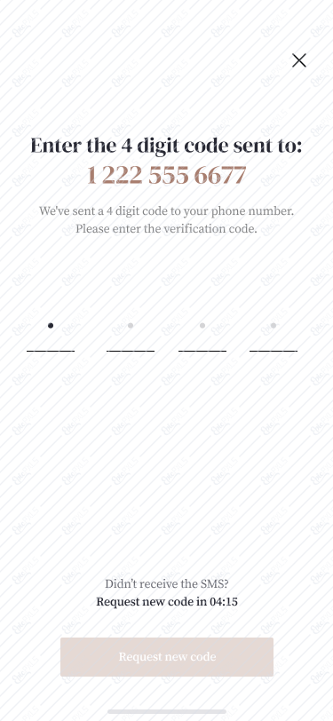 Phone Verification - Empty