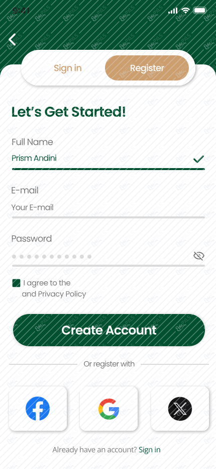 32-Create Account