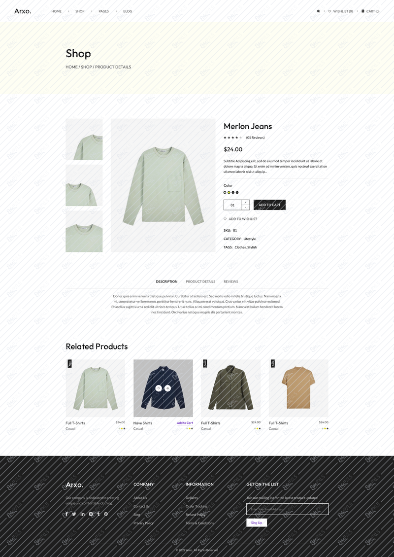 Shop (Product Details)