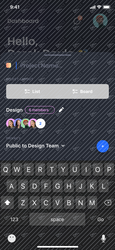 Add/Create Project