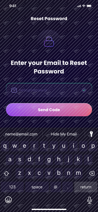 ↳  Reset Password Fill