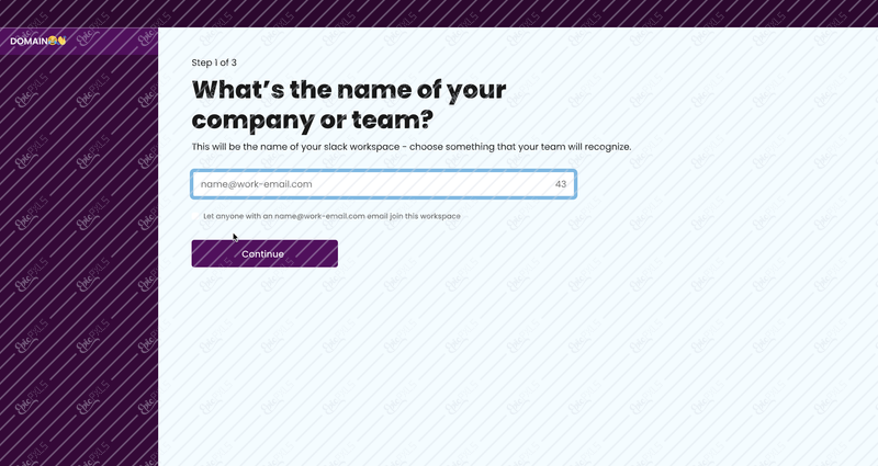 4 Enter company name