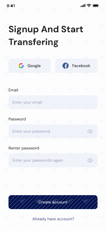 7. Signup Page