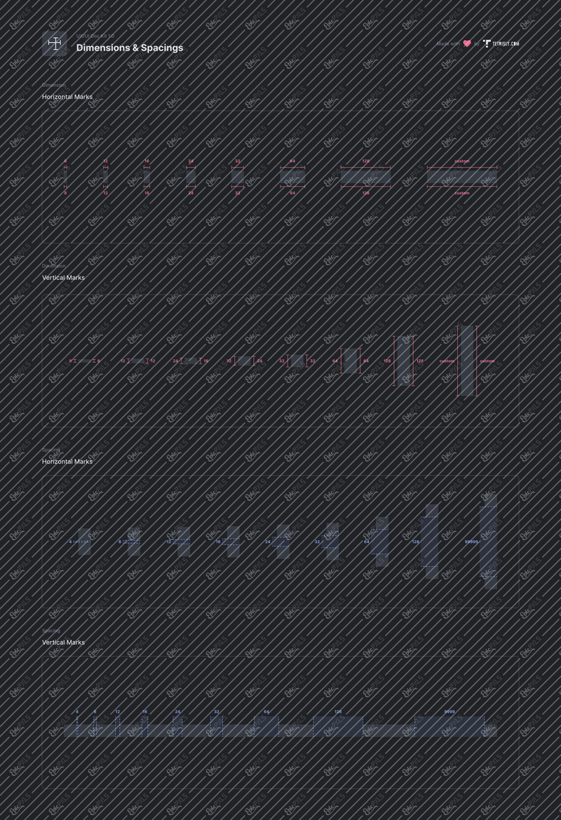 Dimensions & Spacings