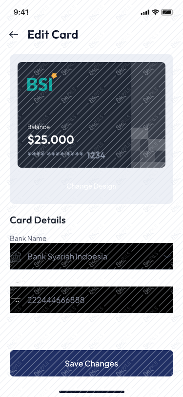 30. Edit Card