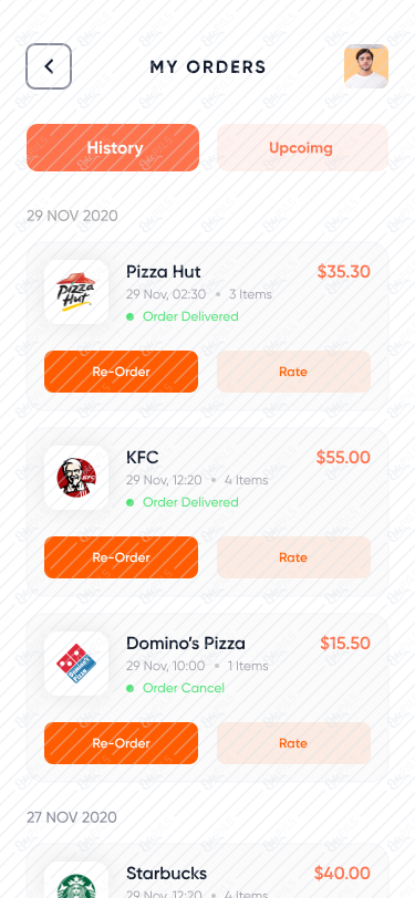 Order History