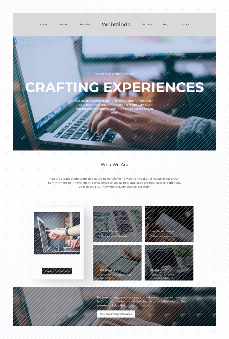 Dark Mode Landing Page 1600