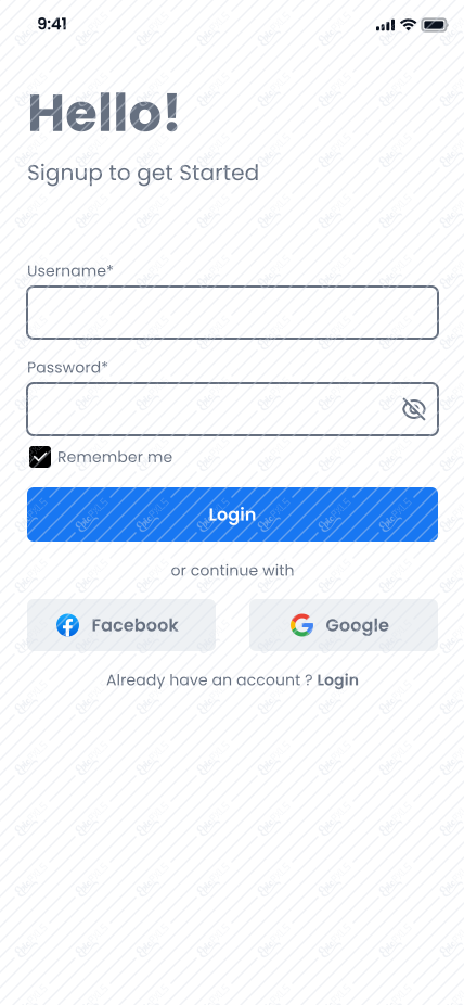 signup