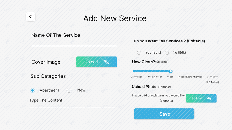 admin panel