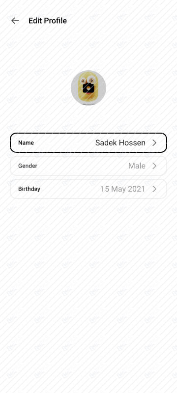 Edit Profile