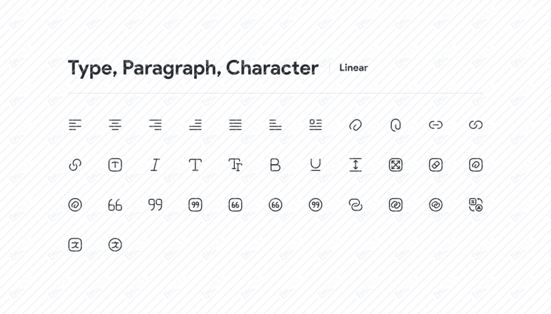Type, Paragraph, Character