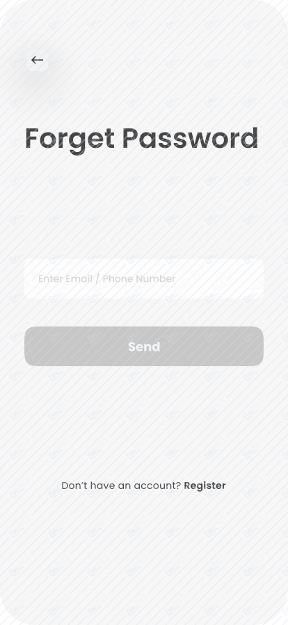Forget Password - Empty State