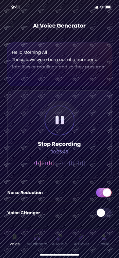 ↳  Voice AI Stop Recording