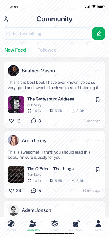 24. Community - New Feed