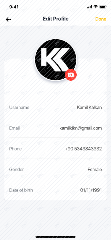 Edit Profile