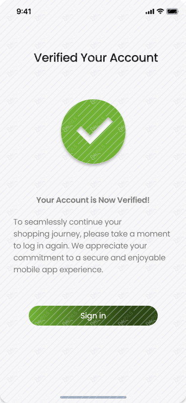 Verified Email Confirmation