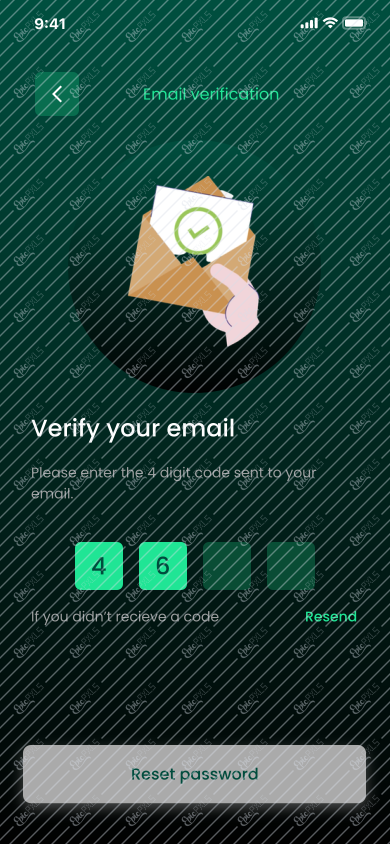 Forgot Password - Enter Code