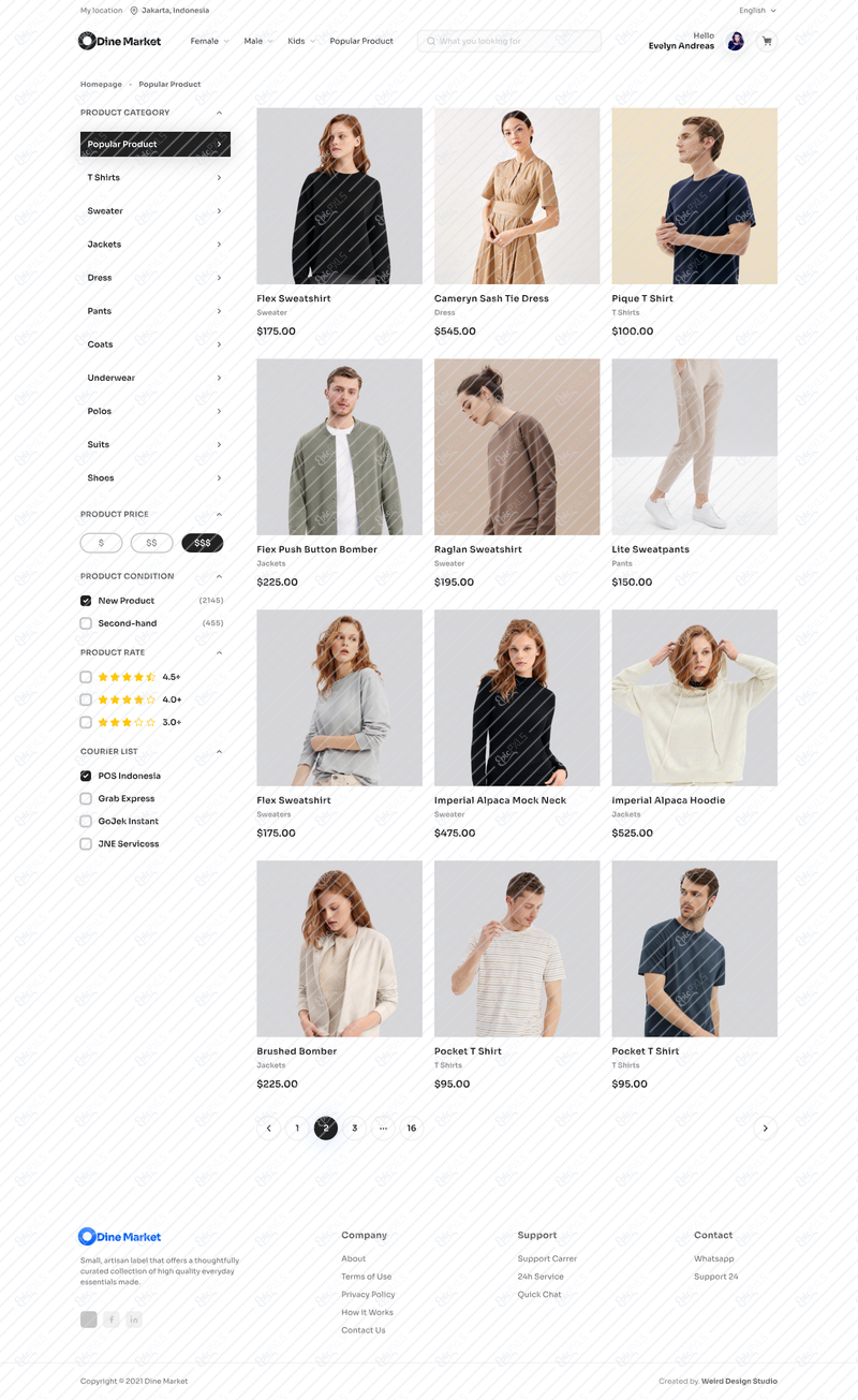 eCommerce-Popular Product List