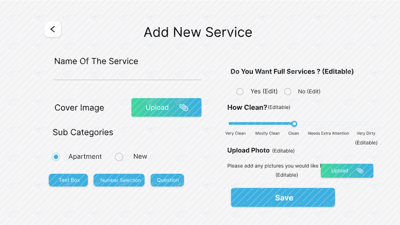 admin panel