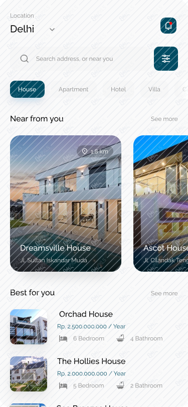 Home Screen