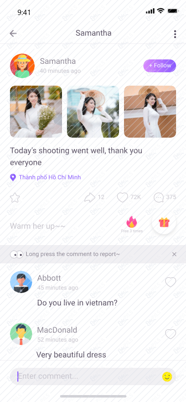 Comment details