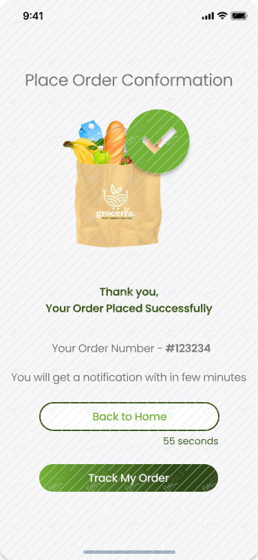 Place Order Confirmation