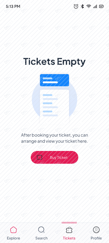4. Tickets (Empty state)