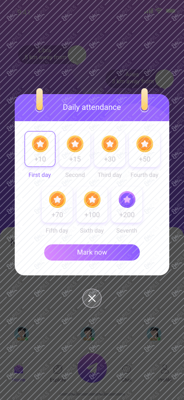 Daily attendance