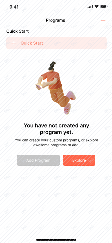 Programs Empty State