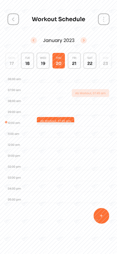 Workout Schedule