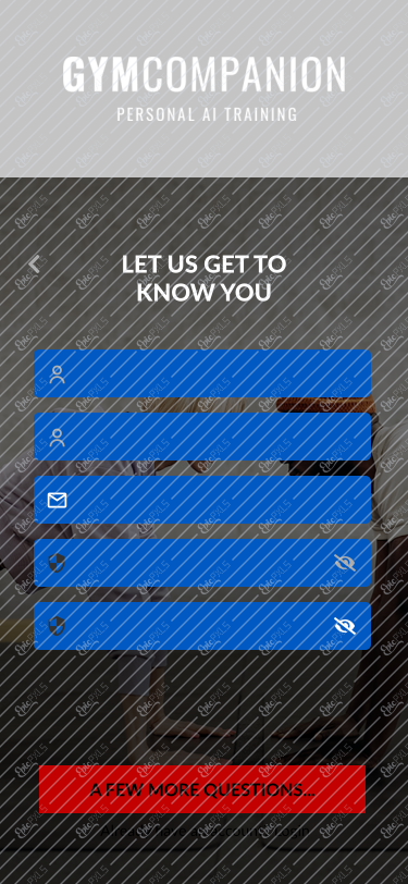 Registration Page 1