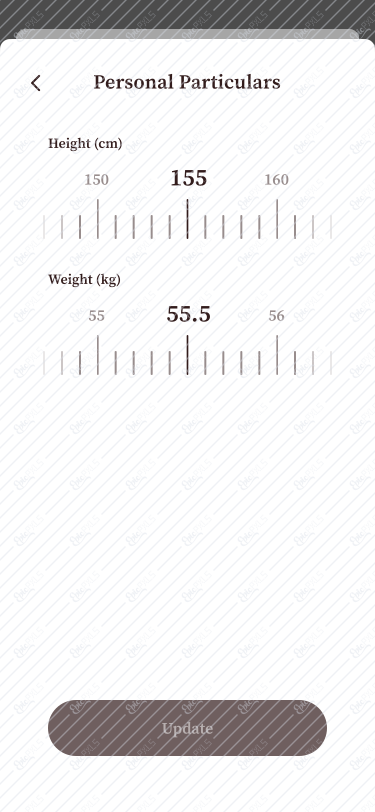 6.2 Settings - Level 2 (Personal Particulars)