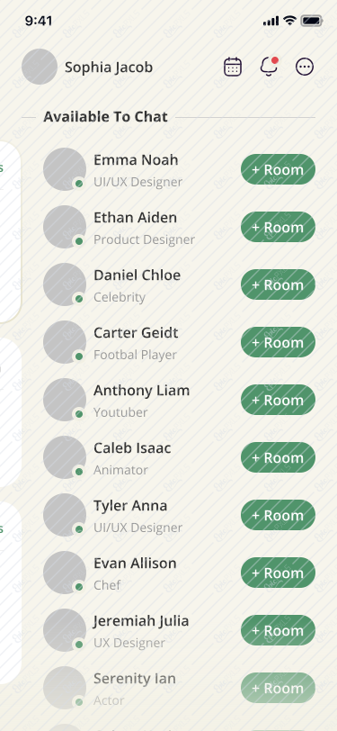 4. List Contact Screen