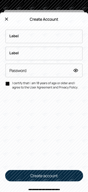 Create account