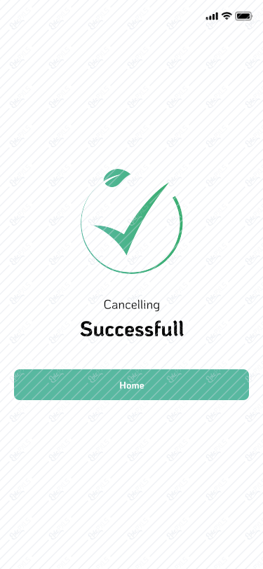 cancel order Success