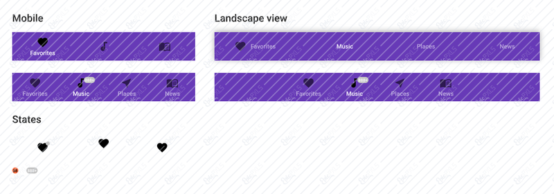 bottom navigation