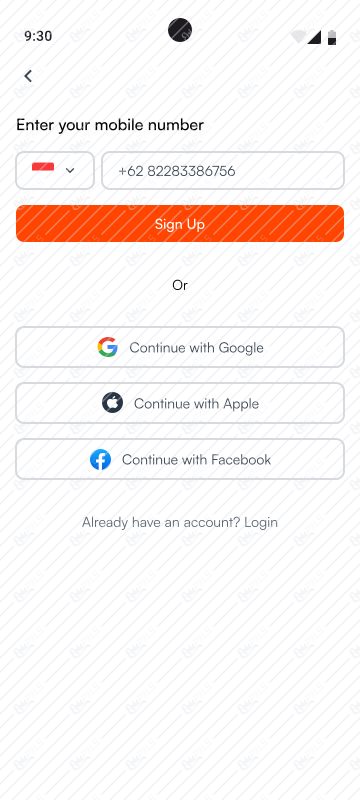 Sign Up